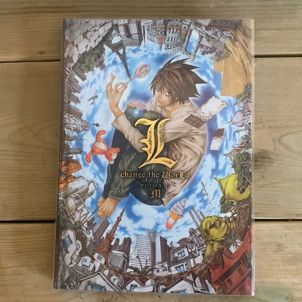 L Changes The World Death Note Hardcover Book Manga Anime Written By M